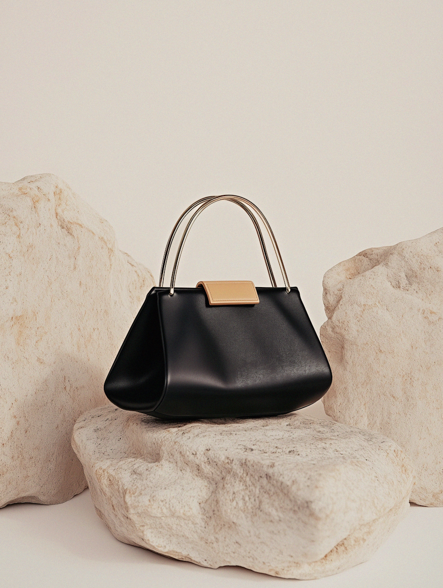Black Leather Handbag